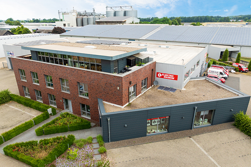 elektro maibom ueber uns gebaeude
